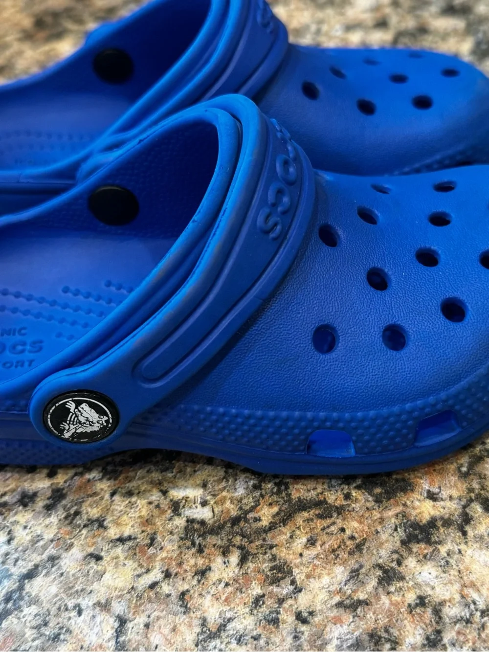 CROCS Classic Royal Blue Toddler Boys Girls C10 Slip On Water Shoes Size 10